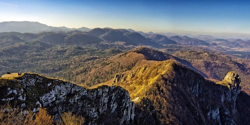 Kroatische bergen - Klek, de berg van een slapende reus