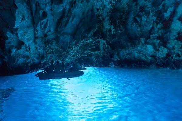 Blauwe grot - Biševo, Kroatië