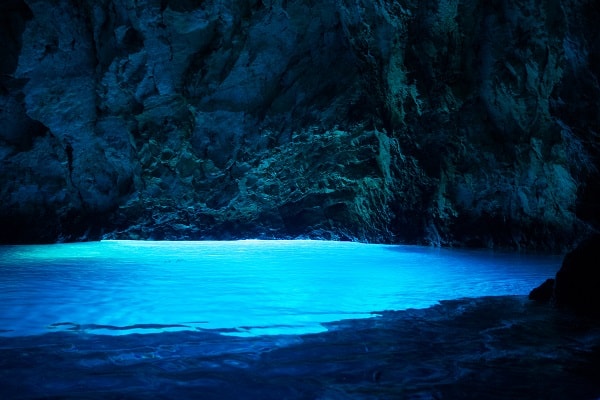 Blauwe grot - Biševo, Kroatië