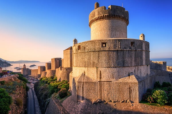 Dubrovnik stadsmuren, Kroatië