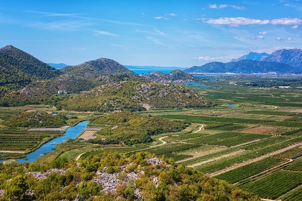 Neretva-vallei, Kroatië
